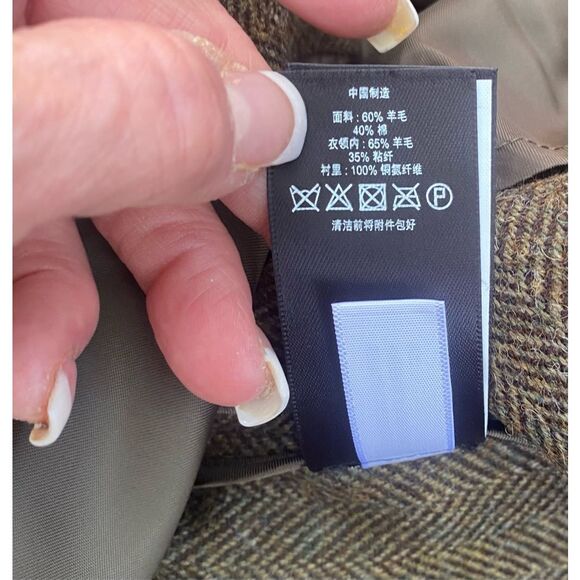 Ralph Lauren Double RL Cotton/Wool Sport Coat XXL 3 Btn Ctr Vent Front Pockets - Picture 10 of 14